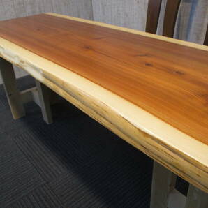 ■1137【完全仕上げ】 杉 一枚板 ダイニング 座卓 ローテーブル テーブル 一枚板テーブルの画像4