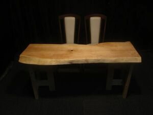 G019　楓　かえで　一枚板　テーブル　カウンター　棚　椅子　ベンチ　板　天板　ダイニング　座卓　ローテーブル　一枚板テーブル
