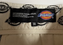 【必見 激安1点のみ】00sビンテージ Dickies ディッキーズ 細身 薄手ストライプ ハーフパンツ ショーツ W30 コットン ネイビー×ホワイト系_画像8