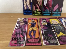 【必見です。激安】JOJO ジョジョの奇妙な冒険 THE ANIMATION ロングステッカー 9枚まとめて ディオ 承太郎 仗助 ナランチャ ジョルノ_画像4