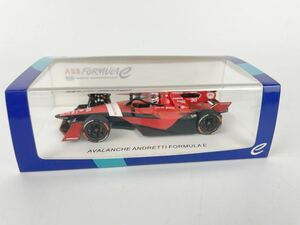 spark 1/43 S6754 AVALANCHE ANDRETTI FORMULA E ミニカー 