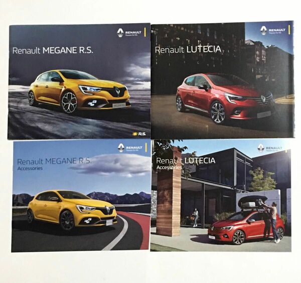 【Renault カタログ】メガーヌ・ルーテシア／車体&アクセサリー 本カタログ アクセサリーカタログ