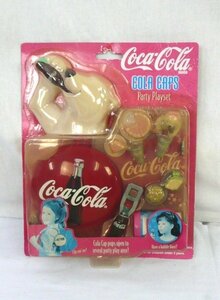 ☆☆コカ・コーラ　COLA CAPS　PARTY PLAYSET　パーティプレイセット　昭和レトロ　当時物☆経年/未開封品