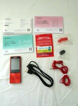 ☆☆SONY ソニー　デジタル メディア プレーヤー　NW-A25HN　ウォークマン　16GB　シナバーレッド　動作OK！☆USED品_画像1