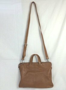 ☆☆JOYA ジョヤ　ショルダートートバッグ　2WAY　レザー　ブラウン系☆USED品