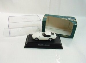 ★ エブロ ★ TOYOTA 2000 GT ホワイト 1:43スケール　ダイキャスト モデルカー ＄★USED