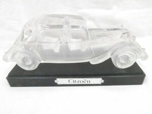 ** crystal * Vintage car Citroen sale time unknown *USED goods M4275