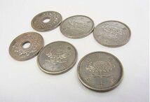 ■ 旧50円硬貨 　穴なし/穴あり　 昭和30/31/39年 50円 硬貨 6枚セット ■ 流通品_画像6