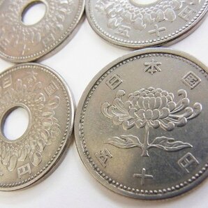 ■ 旧硬貨 50円 昭和 まとめて 15枚 穴なし/穴あり ■ 通常保管品 の画像6