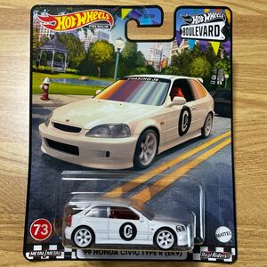 Hot wheels BOULEVARD '99 HONDA CIVIC TYPE R (EK9) ホットウィール ブールバード ホンダ シビック タイプR