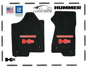 【レア/国内在庫/1セットのみ】ハマー　H2 03-07 　LLOYD製 フロアー　ロゴ　フロント左右2個セット
