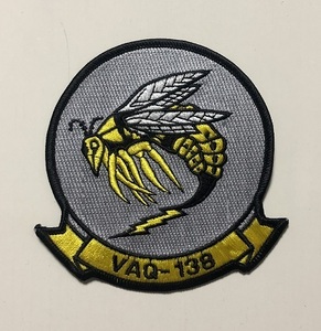 米海軍 VAQ-138 "YELLOW JACKETS"スコードロンパッチ