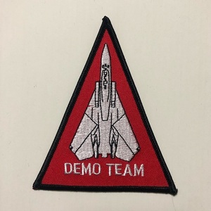 米海軍 VF-101 "GRIM REAPERS" 航空機パッチ (三角形・F-14・DEMO TEAM)