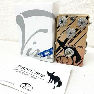 【A-4】 Vivie FenneComp Bass Compressor ベース用コンプレッサー エフェクター ビビー 音出し確認済み 動作OK 箱付き 1134-50