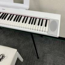 【直接引取り限定】 YAMAHA NP-32 電子ピアノ 動作品 純正 椅子付き ヤマハ 2017年製 Piaggero Dr 1493-59_画像4