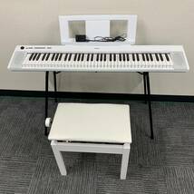 【直接引取り限定】 YAMAHA NP-32 電子ピアノ 動作品 純正 椅子付き ヤマハ 2017年製 Piaggero Dr 1493-59_画像1