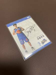 BBM B.LEAGUE 2023-24 FAST BREAK 2nd Half 島根スサノオマジック　安藤誓哉　直筆サインカード　20枚限定　プロフィール版　Bリーグ