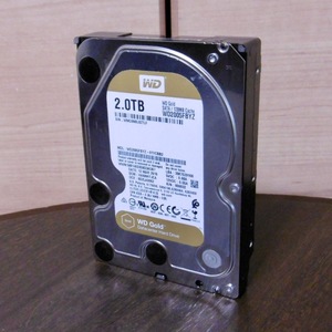 ■単品■WD 3.5インチ 2TB WD2005FBYZ（2018年製）ゴールド■