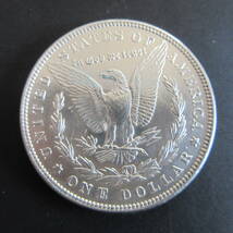 KM110　1921年　アメリカ　モルガン1ドル銀貨　SV900_画像3