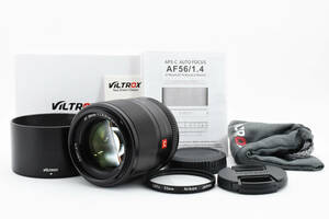 ★極上品★ ビルトロックス VILTROX AF 56mm F1.4 STM ED IF Xマウント　Y1923＃4171