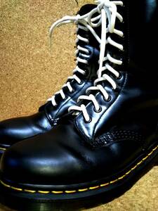 【Dr.MARTENS】ドクターマーチン 1490 10ホールブーツ UK7 (26cm ) 10EYE BOOT スムースレザー ブラック 国内正規品