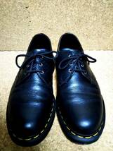 【Dr.MARTENS】ドクターマーチン 1461 3ホールシューズ UK9 (28cm ) OIL LEATHER 3EYE SHOE BLACK オイルレザー 希少レア【美品】_画像9