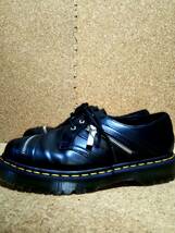 【Dr.MARTENS】ドクターマーチン 1461 ベックス ジップ 3ホールシューズ UK8 (27cm ) BEX ZIP 3EYE SHOE ブラック 厚底 希少レア【良品】_画像3