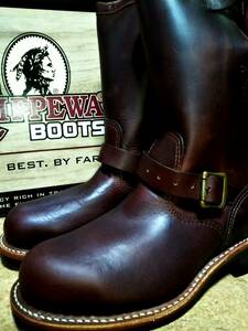 【CHIPPEWA】チペワ 91068 11インチ スチールトゥ エンジニアブーツ 9.5E (27.5cm) 11INCH STEEL TOE ENGINEER BOOTS CORDVAN【未使用品】