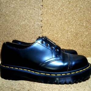 【Dr.MARTENS】ドクターマーチン スミス ベックス LL フロントジップシューズ UK6 (25cm ) SMITHS BEX LL 4EYE SHOE 厚底【良品】の画像4