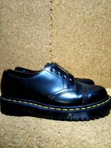 【Dr.MARTENS】ドクターマーチン スミス ベックス LL フロントジップシューズ UK6 (25cm ) SMITHS BEX LL 4EYE SHOE 厚底【良品】_画像4