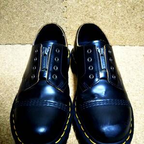 【Dr.MARTENS】ドクターマーチン スミス ベックス LL フロントジップシューズ UK6 (25cm ) SMITHS BEX LL 4EYE SHOE 厚底【良品】の画像9