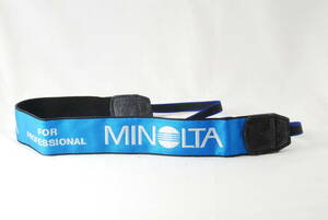 *MINOLTA Minolta Pro strap FOR PROFESSIONAL Professional camera strap blue color ( blue )× white color Prost Camera Strap*