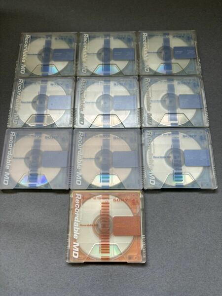 MD ミニディスク minidisc 中古 初期化済 SONY ソニー SPARKLING 74 10枚セット