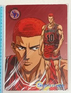 当時物　アニメ　SLAM DUNK スラムダンク 井上雅彦　湘北　桜木花道　赤坊主　下敷き　未開封