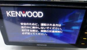 KENWOODケンウッド MDV-M809HDW 7V型/200mmワイド 中古品 地上デジタルTVチューナー/ Bluetooth DVD/USB/SD AVナビゲーション 少だけ使用