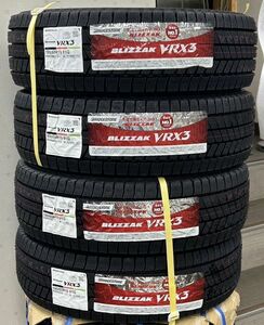 新品未使用 送料込62980円～ スタッドレスタイヤ 4本セット ブリヂストン ブリザック VRX3 195/65R15 91Q BLIZZAK 2023年43週以降製 日本製