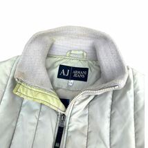 00s Armani Jeans quilting jacket armani empolio Giorgio zip AJ collection archive アルマーニ_画像4