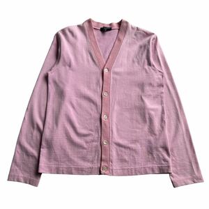 AD 2008 comme des garons homme cardigan 00s cdg Rei Kawakubo collection archive pink 