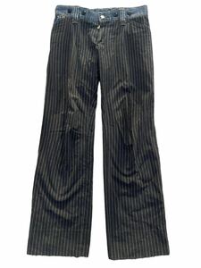 00s Dolce Gabbana stripe denim docking pants D&G dolce&gabbana Italy collection archive men’s