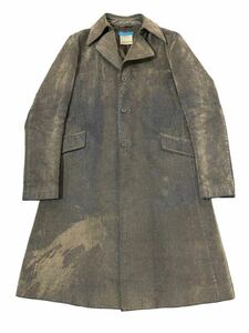 00s Katharine hamnett coat over aging big size vintage キャサリンハムネット　London 