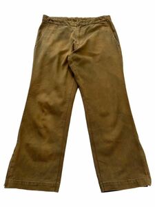 AD 2003 comme des garons homme plus 脱色　加工　breach cdg Rei Kawakubo collection archive Rei Kawakubo pants cotton 