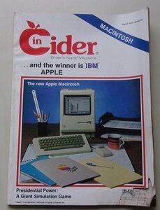C in ider　1984年March　MACINTOSH　...and the winner is APPLE　※洋書
