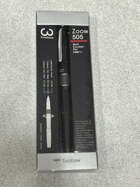 トンボ　ZOOM505mf　ボールペン2色＋シャープペンシル　 ブラック SB-TCZA11 Tombow　ズーム　多機能ペン