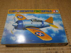 PAT166【中古/箱難】 1/48 タミヤ製傑作機シリーズ　～　アメリカ海軍ブリュースターF2A-2 バッファロー（おまけ付き）