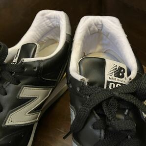 ニューバランス 996 ブラック ガラスレザー Made in USA 加水分解 難あり 要修理 New Balance スニーカーの画像3