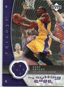 【Kobe Bryant】 2006 Upper Deck Trilozy The Cutting Edge Jersey