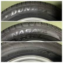 155/65R13 DUNLOP ENASAVE EC204 鉄ホイール 13X4.00B 4x100 タイヤ 4本 セット(2020年製) 【H29】_画像3