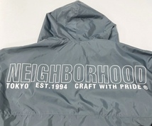 新品 ネイバーフッド NEIGHBORHOOD ANORAK JACKET アノラック ジャケット メンズ 新作 232TSNH-JKM09 HOODS GLAY XL モーターサイクル _画像3