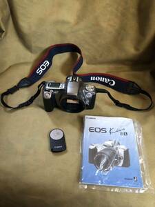 フィルムカメラ Canon EOS Kiss Ⅲ L （キャノン リモコン　Canon EOS カメラ ベルト　取説書）