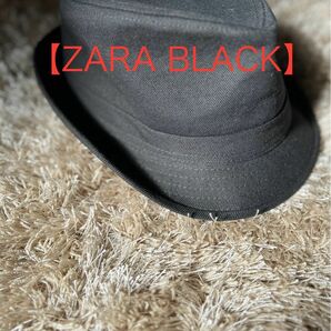 【早い者勝ち最安値品】【特別ご奉仕価格品】ZARA BLACKメンズ ハットブラックキャップ